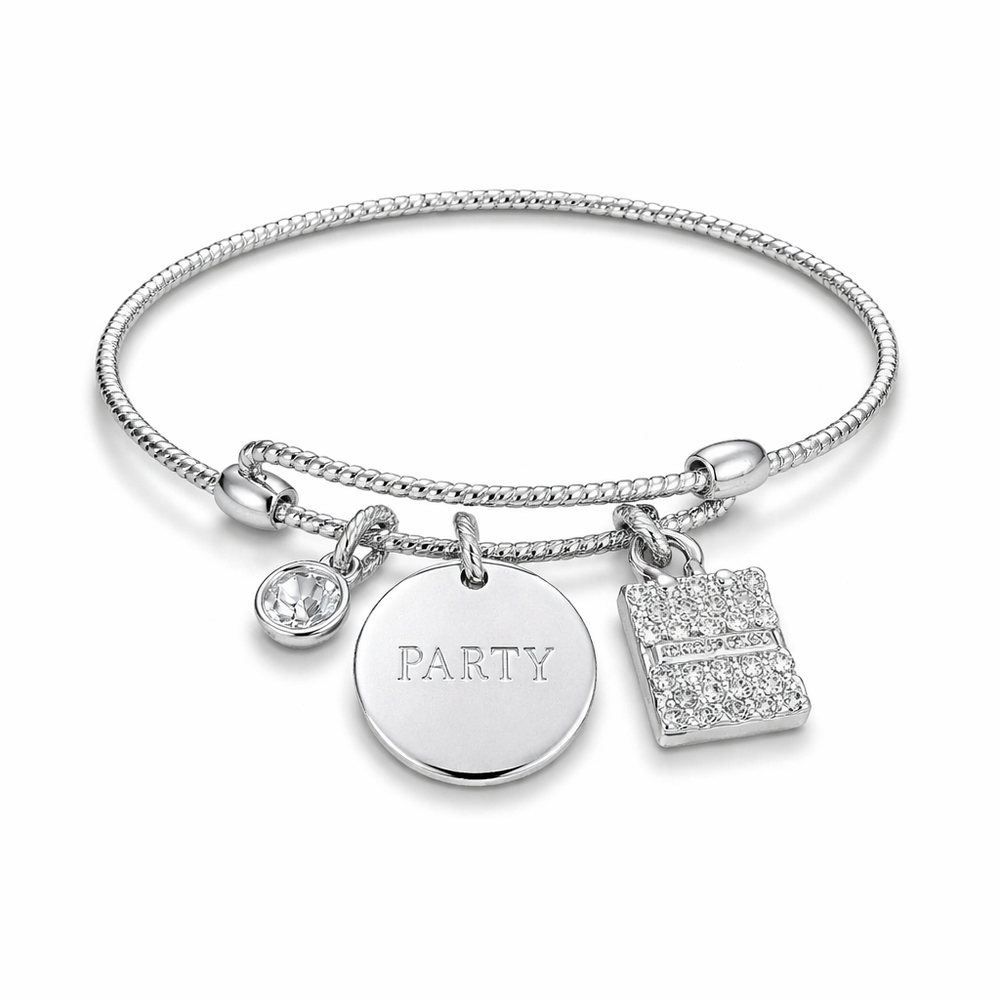 Mary Kay Silver Charm Bracelet, Party